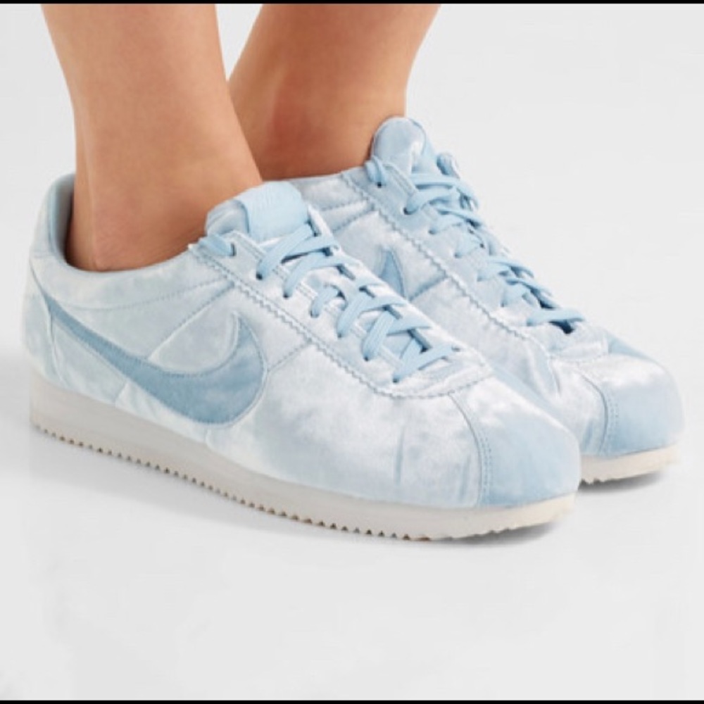 Nike Baby Blue Velvet Cortez OBO
